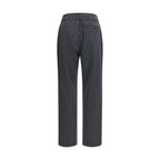 Herno Gray Cotton Casual Pants