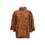 Kristina Ti Orange Viscose Blouse