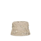 Brunello Cucinelli Beige Silk Bucket Hat