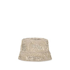 Brunello Cucinelli Beige Silk Bucket Hat