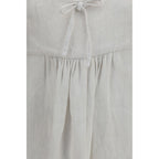 Miu Miu White Linen Casual Dress