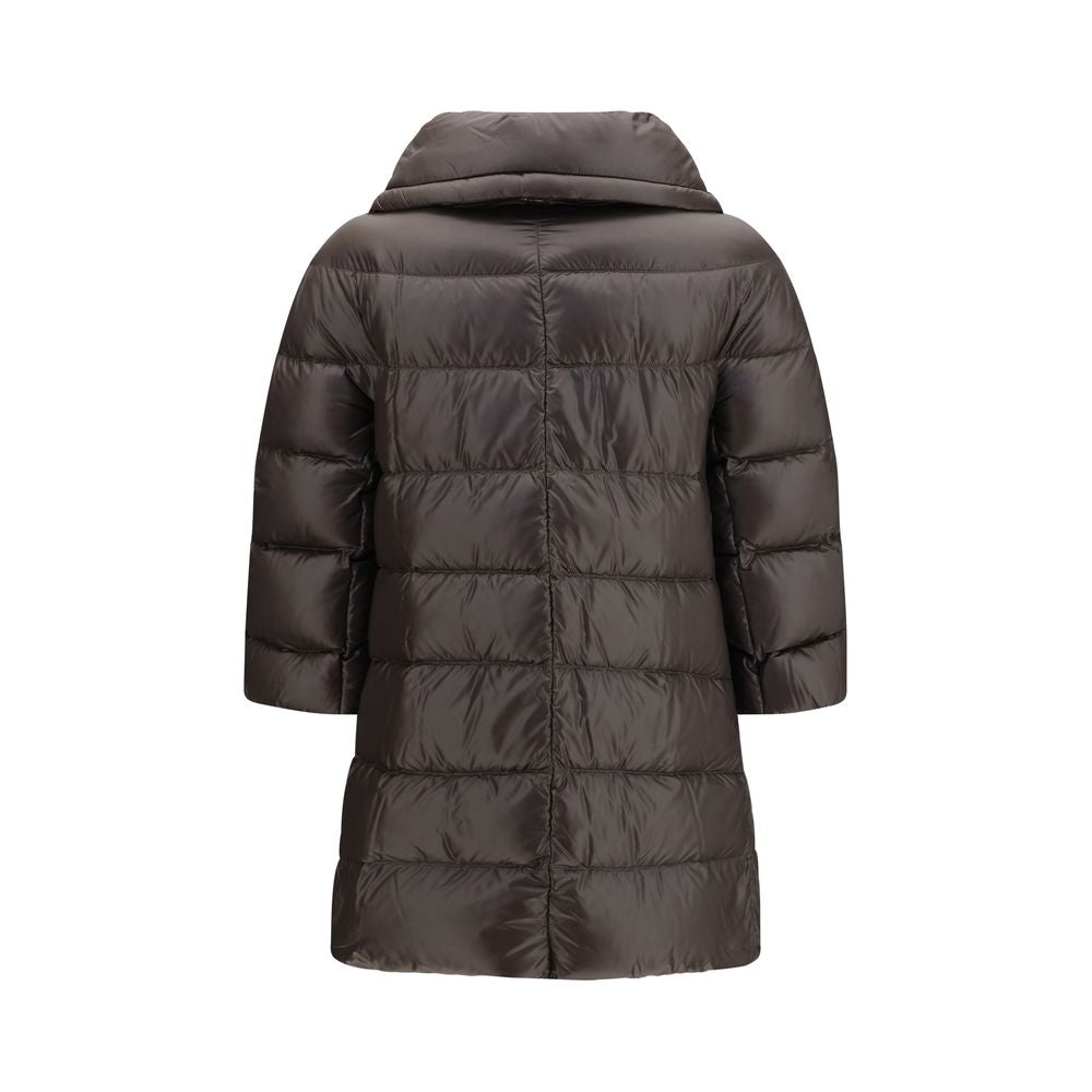 Herno Gray Polyester Full-Length Jacket