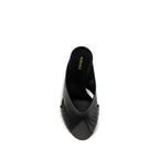 Versace Black Lamb Ovis Aries Aries Mules