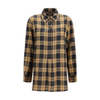 PINKO Beige Viscose Pattern Shirt