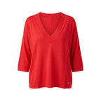 Trussardi Jeans Red Viscose Women Sweater