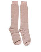 Dolce & Gabbana Light Pink Viscose Over The Calf Accessory Socks