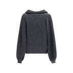 Dolce & Gabbana Gray Wool Oves Aries Cardigan