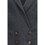 Dolce & Gabbana Gray Wool Oves Aries Cardigan