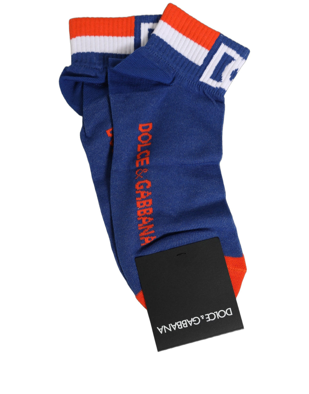 Dolce & Gabbana Men Multicolor Cotton Ankle Length Accessory Socks