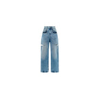 Maison Margiela Blue Cotton Straight-Leg Jeans