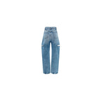 Maison Margiela Blue Cotton Straight-Leg Jeans