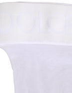 Dolce & Gabbana .White Nylon Logo Calf Long Women Accessory Socks