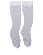 Dolce & Gabbana White Knee High Sheer Nylon Accessory Socks