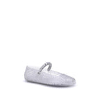 Jimmy Choo White Polyurethane Ballet Flats