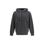 Laneus Gray Cashmere Hoodie