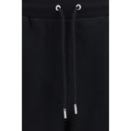 Ami Paris Black Cotton Joggers (Workout Pants)
