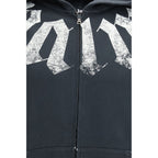 Palm Angels Black Cotton Sweatshirt