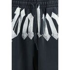 Palm Angels Gray Cotton Joggers (Workout Pants)