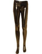 Dolce & Gabbana Gold Metallic Leggings Pantyhose Stockings Socks