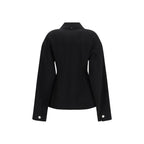 Max Mara Black Wool Oves Aries Coat