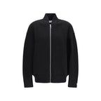 Max Mara Black Wool Oves Aries Full-Length Jacket