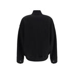 Max Mara Black Wool Oves Aries Full-Length Jacket