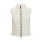 Burberry White Polyester Sleeveless Jacket
