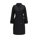 Burberry Black Cotton Coat