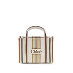 Chloé Beige Cotton Shoulder Bag