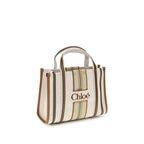 Chloé Beige Cotton Shoulder Bag