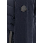 Moncler Blue Wool Oves Aries Sweatshirt