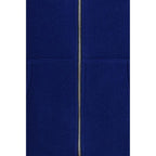 RIER Blue Wool Oves Aries Sleeveless Jacket