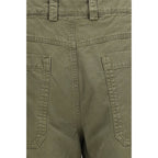 Off-White Bicolor Cotton Casual Pants
