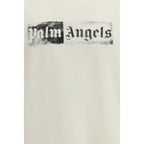 Palm Angels Beige Cotton T-Shirt