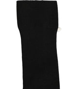 Dolce & Gabbana Black Cotton Ribbed Logo Over The Calf Women Socks