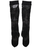 Dolce & Gabbana Black Floral Nylon Stretch Over The Calf Socks