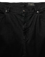 Dolce & Gabbana Black Cotton Relaxed Wide Leg Men Denim Jeans