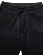 Dolce & Gabbana Blue Cotton Drawstring Jogger Trouser Pants