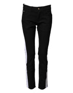 Dolce & Gabbana Black Cotton Stretch Skinny Denim Trouser Jeans