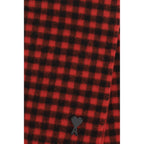 Ami Paris Multicolor Wool Oves Aries Scarf