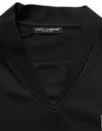 Dolce & Gabbana Black Polyester DGVIB3 Oversized Jersey T-shirt