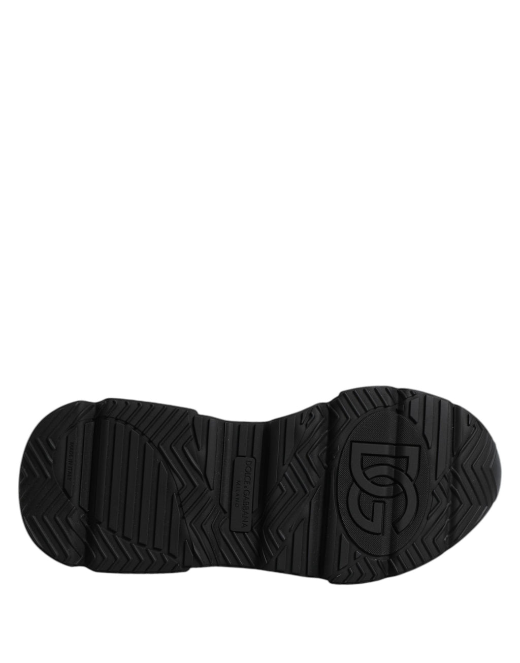 Dolce & Gabbana White Black Daymaster Two Tone Sneaker Shoes