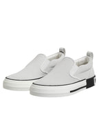 Dolce & Gabbana White Perforated Custom 2.Zero Sneakers Shoes