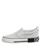 Dolce & Gabbana White Perforated Custom 2.Zero Sneakers Shoes