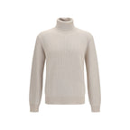 Brioni Beige Cashmere Turtleneck