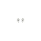 Self-Portrait Silver Brass Earrings