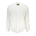 Hugo Boss White Linen Men's Shirt