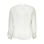 Hugo Boss White Linen Men's Shirt