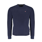Napapijri Blue Cotton Men Sweater