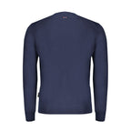 Napapijri Blue Cotton Men Sweater